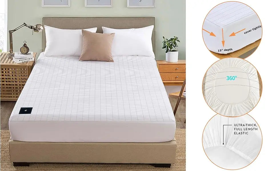 Earthing Grounding Fitted Bed Sheet for Optimal Wellness