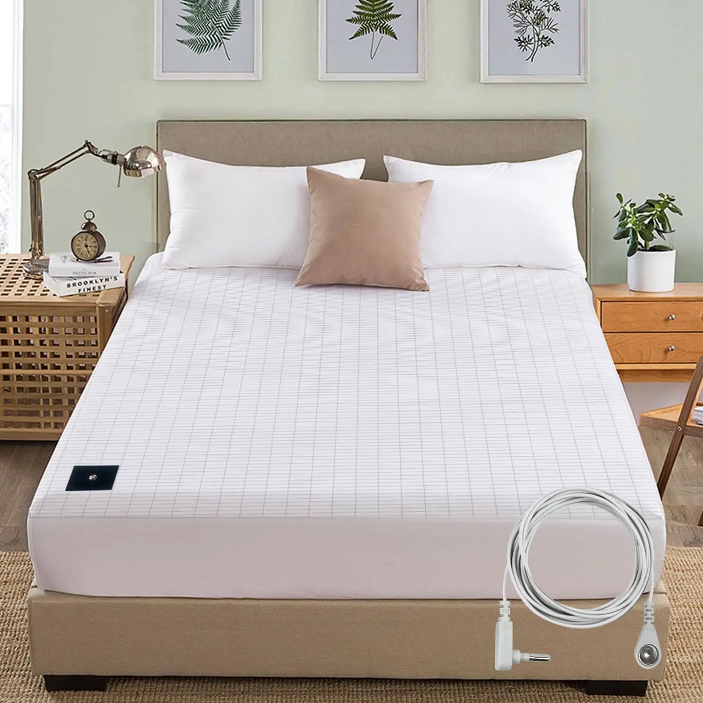 Earthing Grounding Fitted Bed Sheet for Optimal Wellness